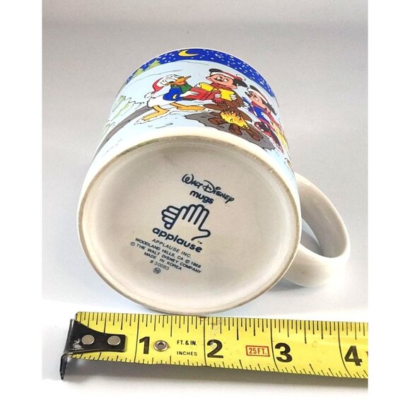 Vintage The Walt Disney Company Applause Winter Mug With Mickey & Friends 1988 - Picture 9 of 10